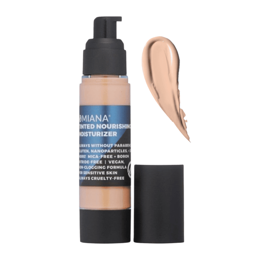 Omiana Natural Beauty Foundation Cool Fair Tinted Nourishing Moisturizer - Mica-Free, Boron Nitride-Free, & More!