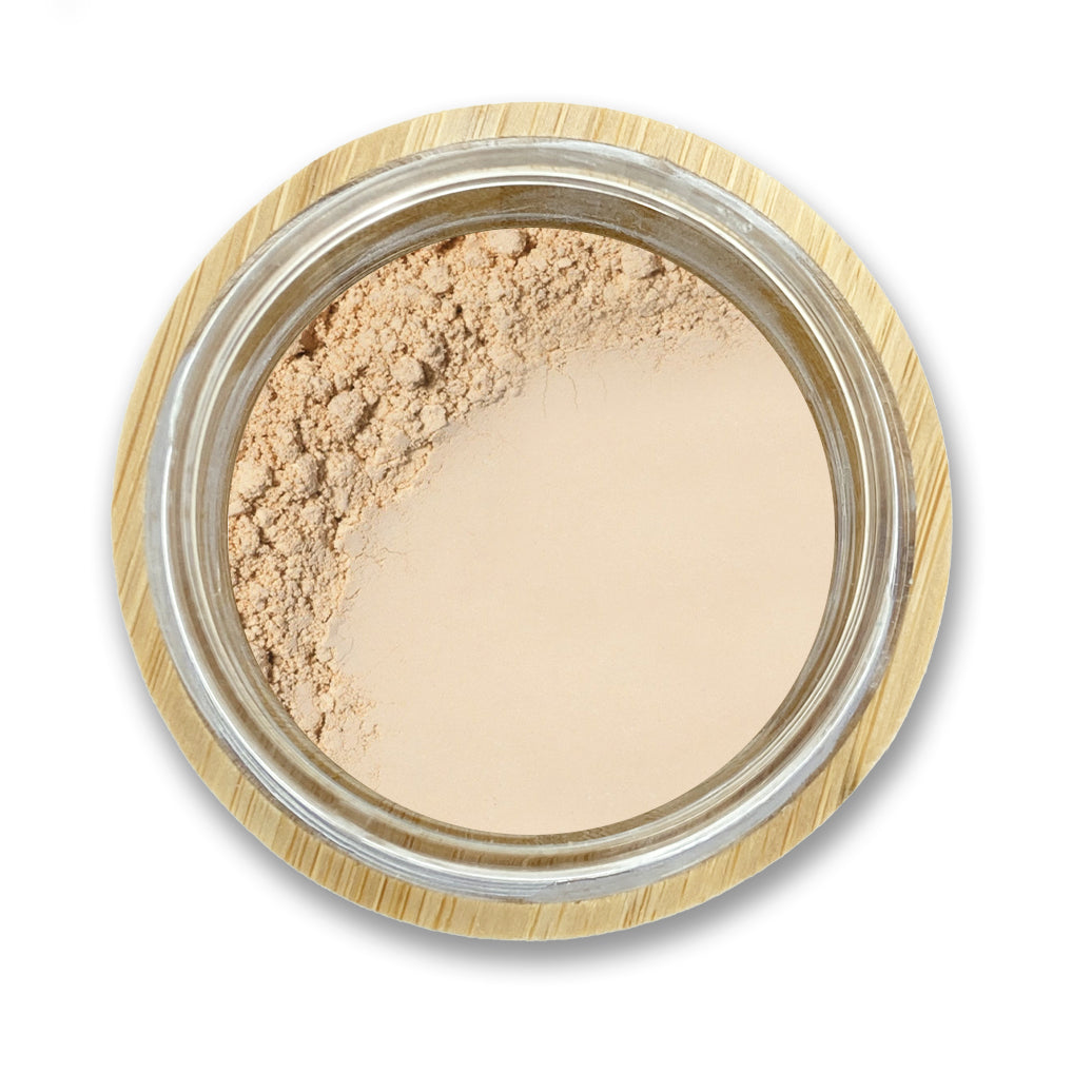 Loose Powder Mineral Foundation - Without Mica, Titanium Dioxide, & More! - Omiana Beauty